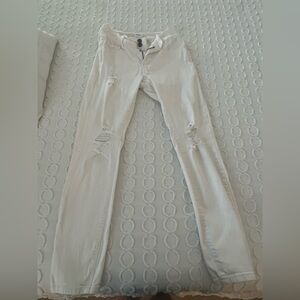 White jeans